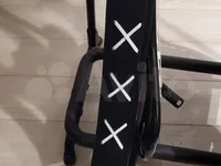 Гитарный ремень с кожаной шнуровкой