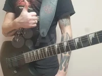 Гитарный ремень широкий и з натуральной кожи, толщиной 4 мм