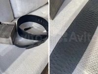 Гитарный ремень из кожи питона