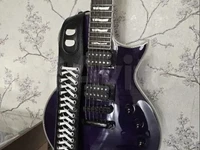 Гитарный ремень с кожаной шнуровкой (имитация корсета)