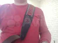 Гитарный ремень с шнуровкой и индивидуальным логотипом