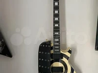 Гитарный ремень з натуральной кожи с люверсами и пряжкой