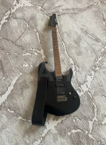 Гитарный ремень из натуральной кожи, толщиной 4 мм, с логотипом