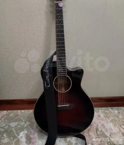 Гитарный ремень с надписью