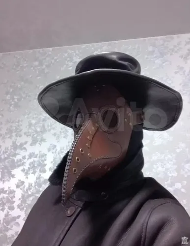 Шляпа из натуральной кожи