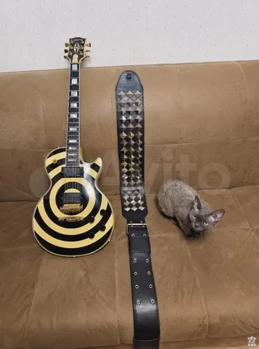 Гитарный ремень в стиле Zakk Wylde