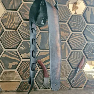 Гитарный ремень Релик коричневый