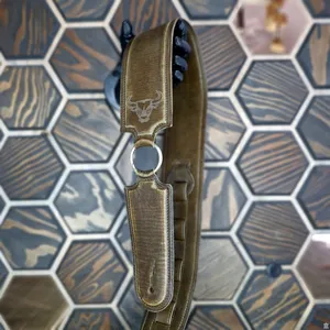 Гитарный ремень Бык с кольцом